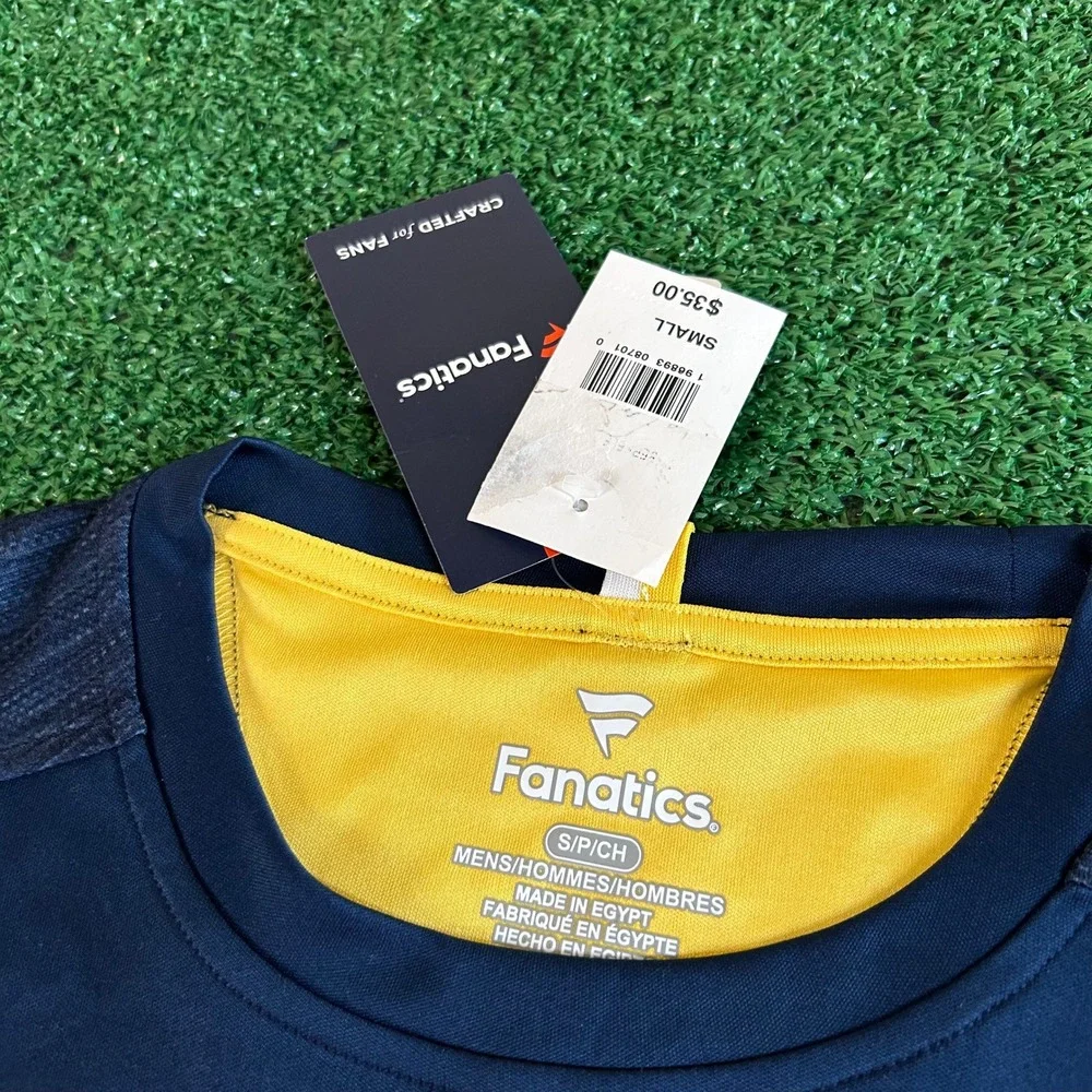Fanatics Cal Berkeley Bears T-Shirt Performance‎ Tee Collegiate Mens Small Blue